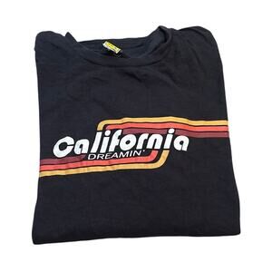 Vintage Velva Sheen 'California Dreamin' Tee Shirt Size XL single stitch USA